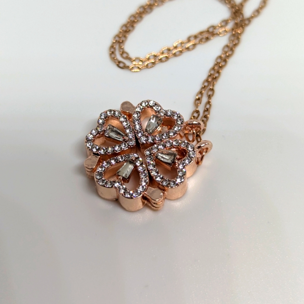 Rose Gold Magnetic Shamrock